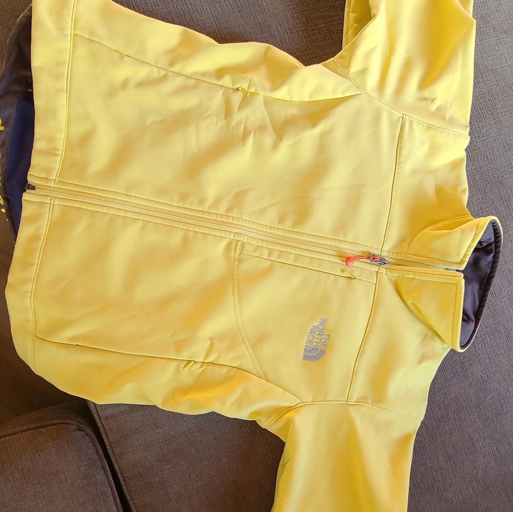 Yellow NorthFace jacket